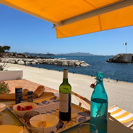 Horizon Bleu Bandol : Appartement Pieds Dans L'Eau Exterior foto